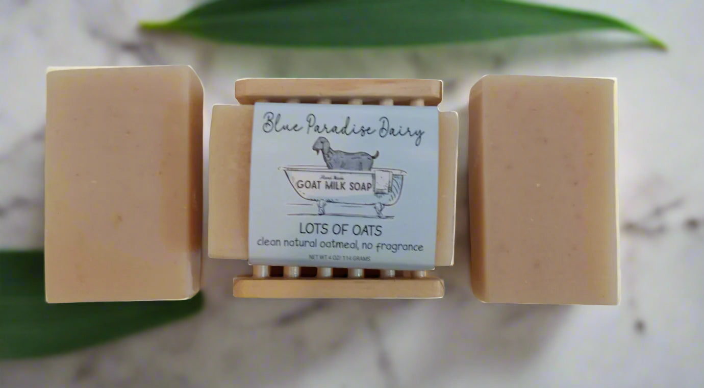 🌾 Lots of Oats Goat Milk Soap - fragrance free