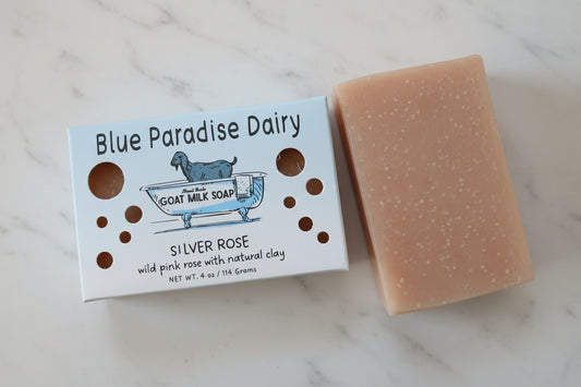 🌸 Silver Rose Goat Milk Soap