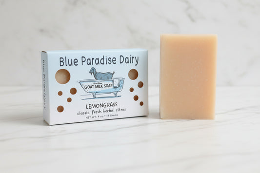 🍋 Lemongrass Goat Milk Soap