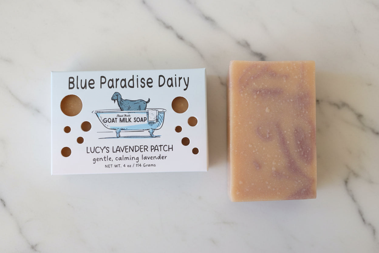 💜 Lucy’s Lavender Patch Goat Milk Soap