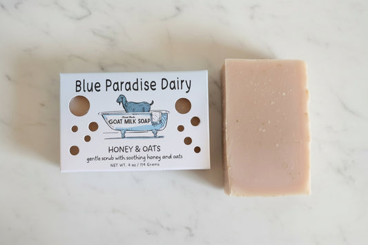 🍯 Honey & Oats Goat Milk Soap