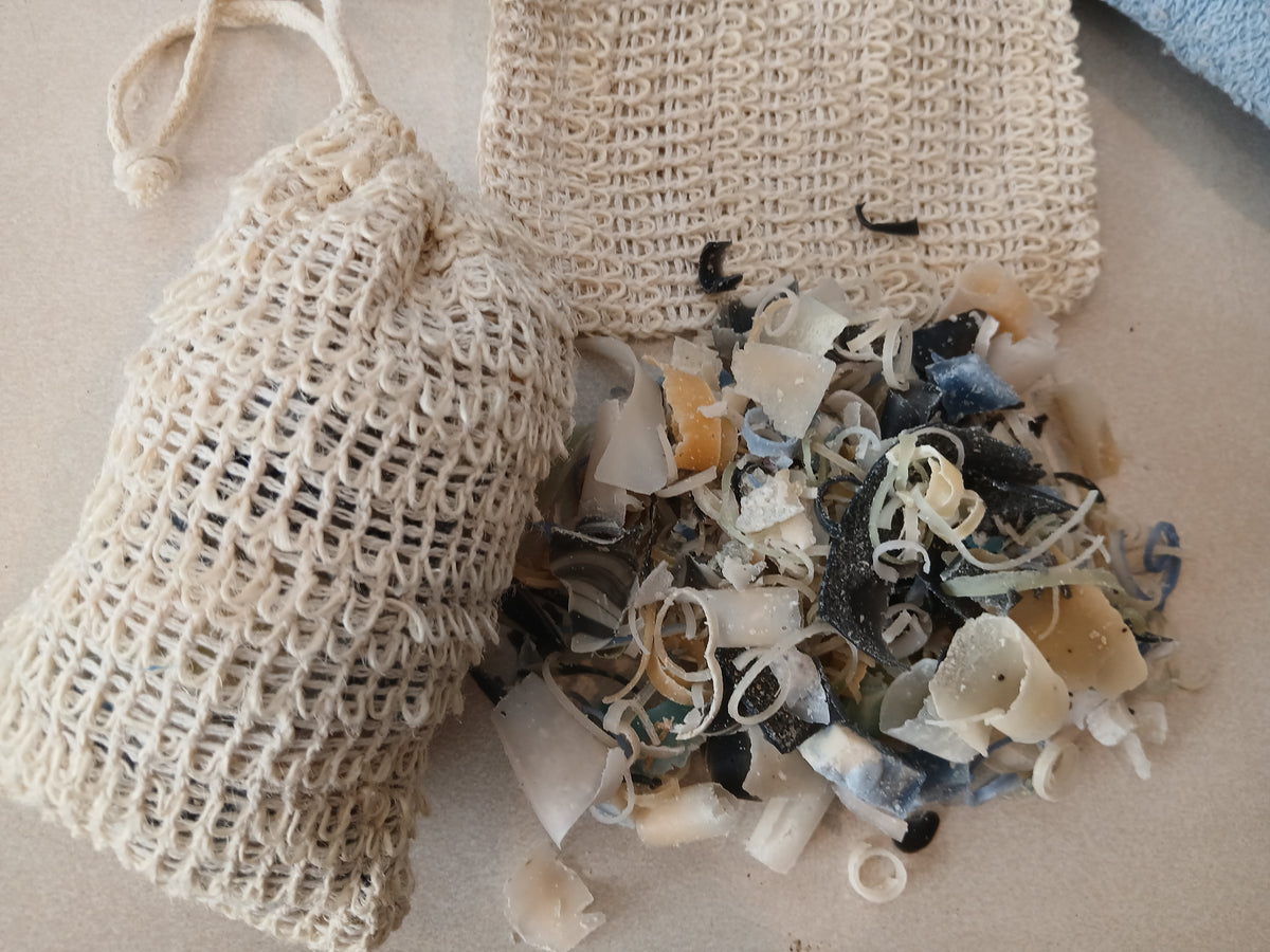 🧼 Soap Curls & Swirls — Now in a Scrubby Bag!