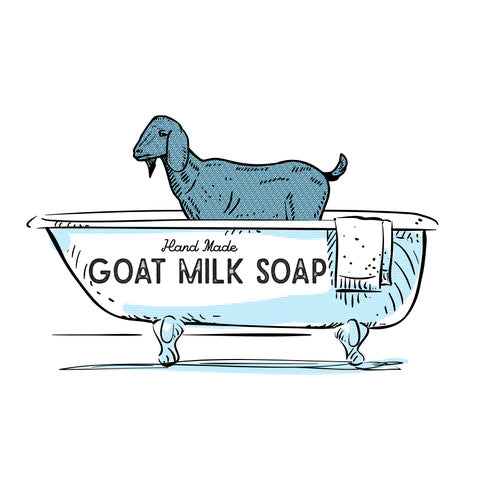 Natural goat milk soap
